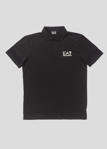 Черная футболка-поло ea7 (armani) для мужчин Emporio Armani