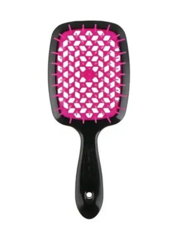 Гребінець для волосся Superbrush чорний із рожевим Janeke (273041835)