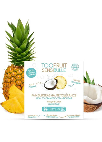 Мило "Ананас & Кокос" Sensibulle Pineapple Coco Soap Toofruit (273041792)