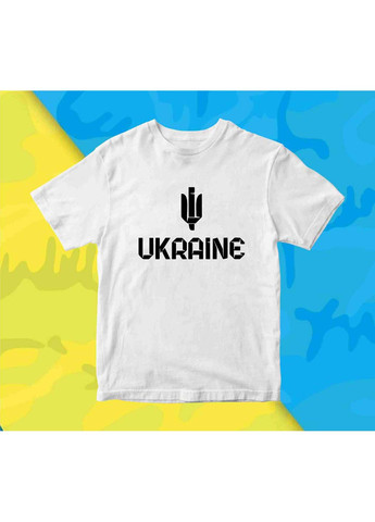 Біла футболка ua ukraine україна тризуб герб україни push it Кавун