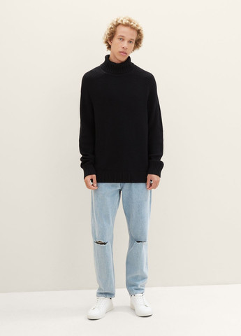 Черный демисезонный свитер Tom Tailor