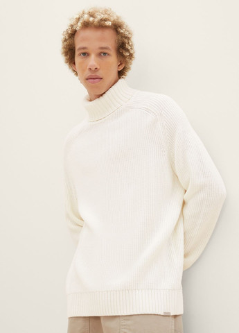 Білий демісезонний светр Tom Tailor