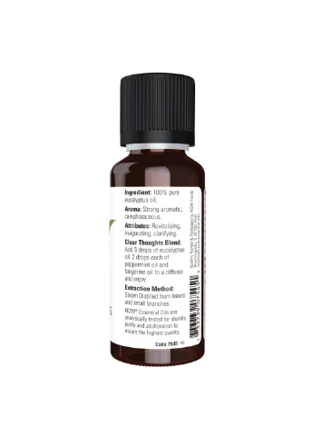 Масло эвкалипта Eucalyptus Globulus Oil - 30ml (1fl.oz) Now Foods (273182942)