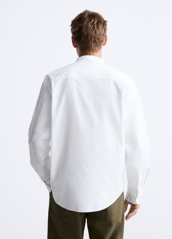 Белая кэжуал рубашка Zara