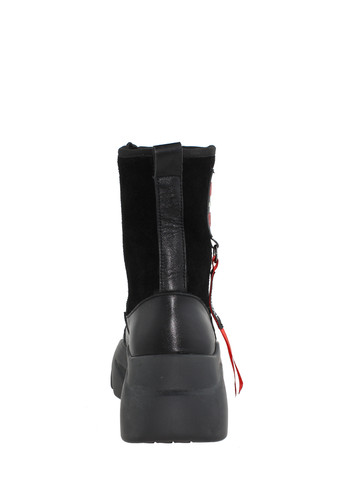 Зимние ботинки rsm-745-11 черный Sothby's из натуральной замши