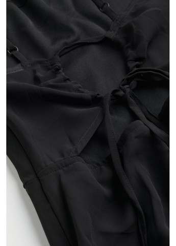 Черное откровенный платье H&M однотонное