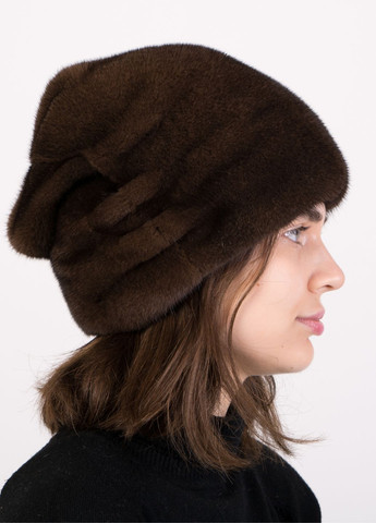 Зимова жіноча норкова шапка кубанка Меховой Стиль конверт (274063777)