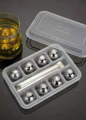 Кульки для охолодження напоїв набір 8 шт. каменів та щипчики для охолодження віскі REMY-DECOR (274277380)