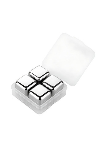 Кубики для охлаждения напитков набор камней из 4 шт. для охлаждения виски нержавеющая сталь REMY-DECOR (274277389)