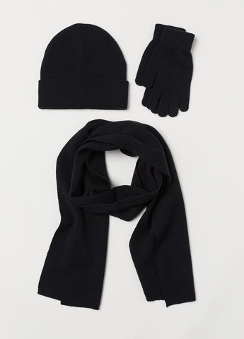 Комплект (шапка, шарф, рукавички) H&M (273787637)