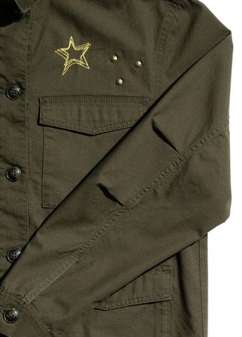 Хакі сорочка H&M