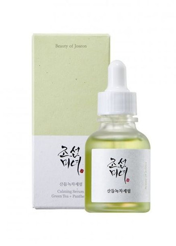 Сыворотка для успокоительного Calming Serum Green tea + Panthenol 30 ml Beauty of Joseon (274275328)