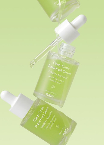 Балансуюча сироватка для проблемної шкіри Clear Code Superfruit Serum 30 ml PURITO (274275302)