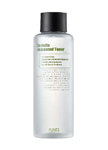 Заспокійливий тонер з центеллою без ефірних масел Centella Unscented Toner 200 ml PURITO (274275304)
