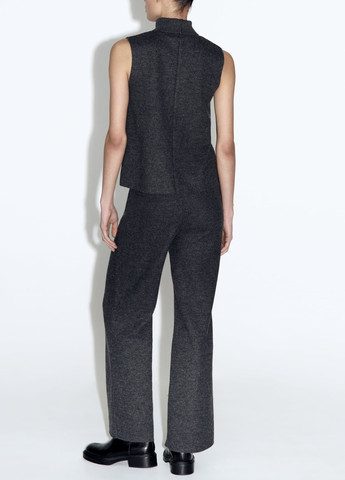 Темно-серый летний свитер Zara