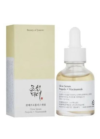 Сыворотка для блеска кожи лица Glow Serum Propolis + Niacinamide, 30 мл Beauty of Joseon (274275329)