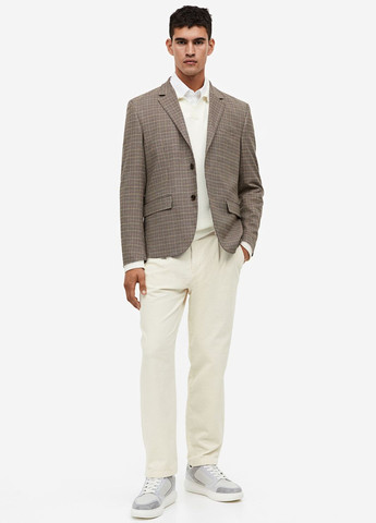 Белые повседневный летние брюки H&M