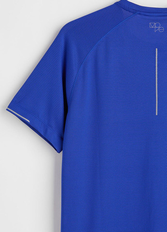 Синяя футболка спортивная H&M SPORT