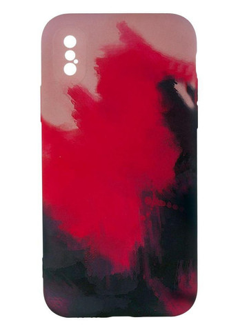 Чохол Figura with Frame для iPhone X/Xs Чорно-червоний OtterBox (274074431)