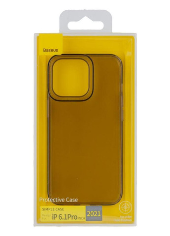 Чехол Simple Series Protective Case для iPhone 13 Pro Прозрачно-черный Baseus (274074425)