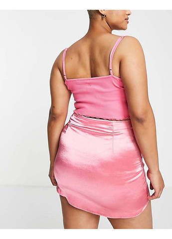 Розовая повседневный юбка Asos