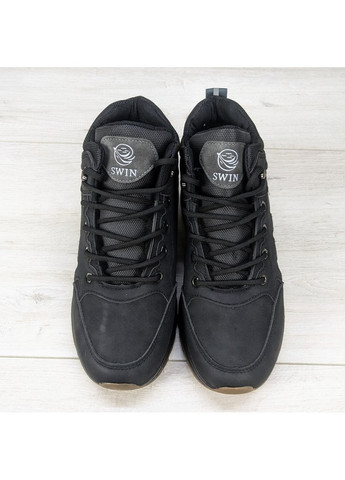 Черные осенние ботинки мужские зимние Dual