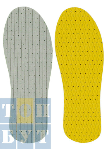Стельки для обуви гигиенические 35/36 Latex Yellow & Green 665-15 Coccine (274376068)