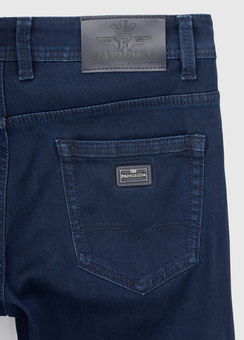 Синие демисезонные джинсы regular fit No Brand