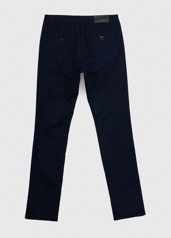 Темно-синие повседневный демисезонные брюки No Brand