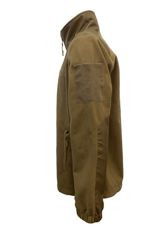 Кофта Tactic4Profi флис койот мембрана на молнии с планкой с вышивкой Орнамент р. 2XL (52) 4PROFI (274401699)