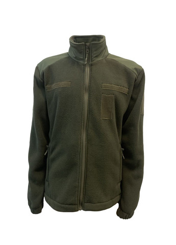 Кофта Tactic4Profi фліс хакі темний на блискавці з планкою з принтом ARMY UKRAINE р. 2XL (52) 4PROFI (274401702)