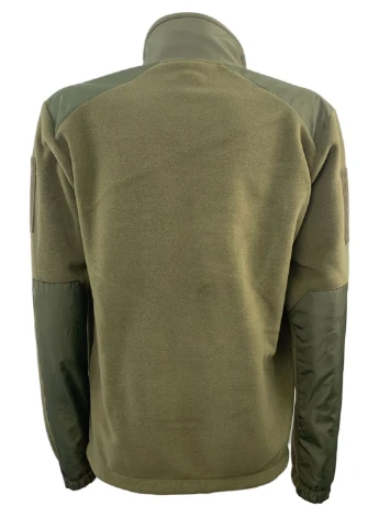 Кофта Tactic4Profi фліс хакі на блискавці з планкою з вишивкою I'm Ukrainian розмір XL (50) 4PROFI (274401709)