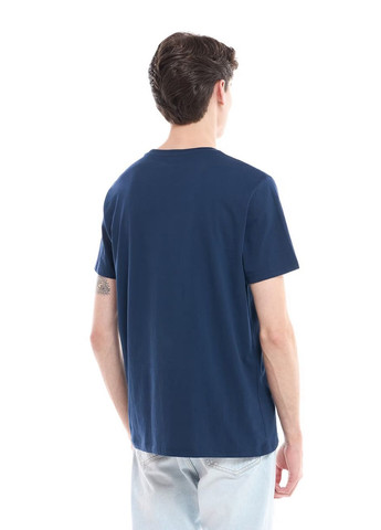 Темно-синяя футболка муж Terranova