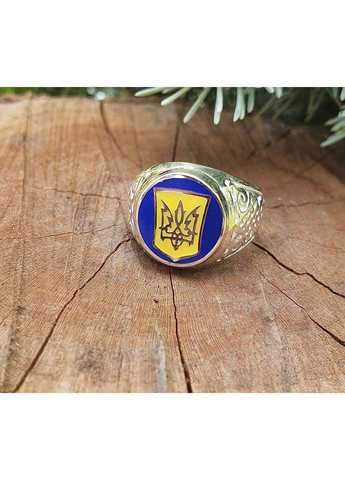 Кольцо с украинской символикой Maxi Silver (274564379)