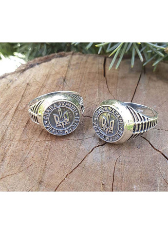 Кольцо Тризуб Maxi Silver (274564392)