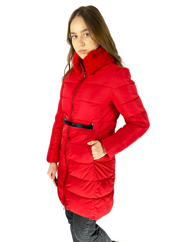 Червона демісезонна куртка Shangyujie