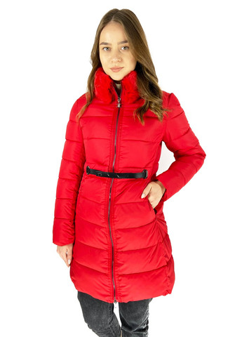 Красная демисезонная куртка Shangyujie
