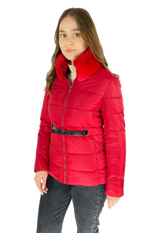 Красная демисезонная куртка Shangyujie