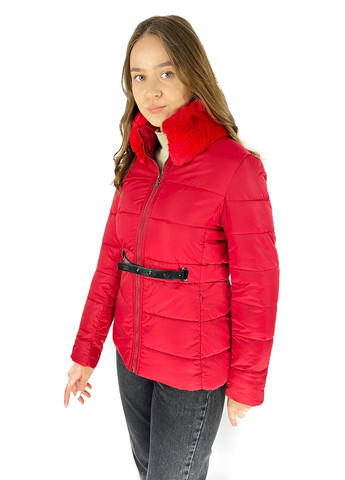 Красная демисезонная куртка Shangyujie