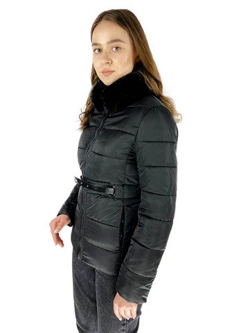 Черная демисезонная куртка Shangyujie