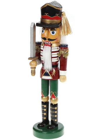Статуэтка декоративная «Щелкунчик с мечом», деревянная 25 см Bona (275070631)