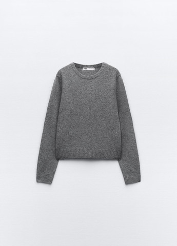 Сірий зимовий светр Zara
