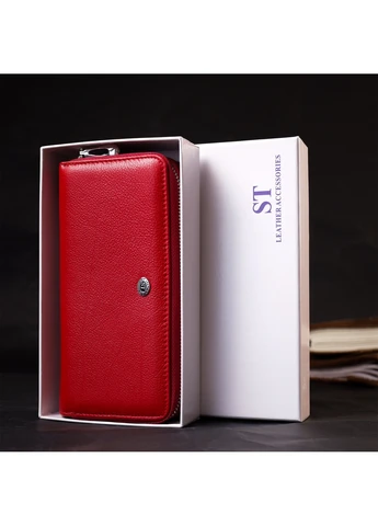 Женский кожаный кошелек 18,5х9,5х4 см st leather (275070969)