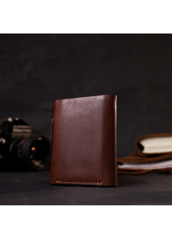 Мужской кожаный кошелек 8х10х1,5 см Grande Pelle (275069791)