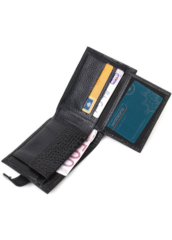 Мужской кожаный кошелек 12,5х9х2,5 см Bond (275069282)