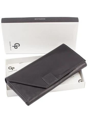 Чоловічий шкіряний гаманець 20х10х3 см Grande Pelle (275069774)