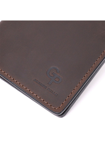 Мужской кожаный кошелек 12х14,5х1 см Grande Pelle (275071806)