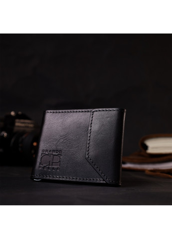 Чоловічий шкіряний гаманець 10х8х0,5 см Grande Pelle (275070782)