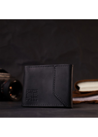 Чоловічий шкіряний гаманець 10х8х0,5 см Grande Pelle (275069790)