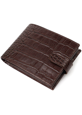 Чоловічий шкіряний гаманець 12,5х9,2х2 см Bond (275069275)